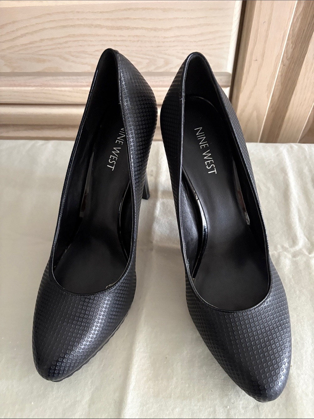 Nine West Black Pumps Women's High Heel